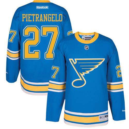Blues #27 Alex Pietrangelo Light Blue 2017 Winter Classic Stitched NHL Jersey