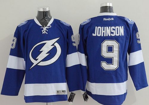 Lightning #9 Tyler Johnson Blue Stitched NHL Jersey