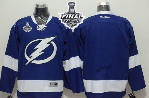 Lightning Blank Blue 2015 Stanley Cup Stitched NHL Jersey