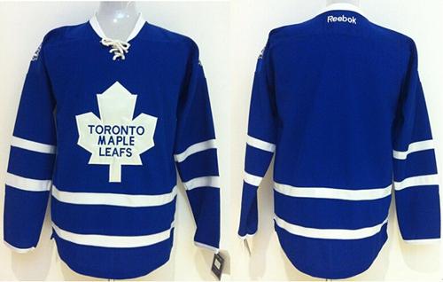 Maple Leafs Blank Stitched Blue NHL Jersey