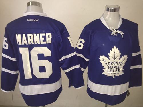Maple Leafs #16 Mitchell Marner Blue New Stitched NHL Jersey