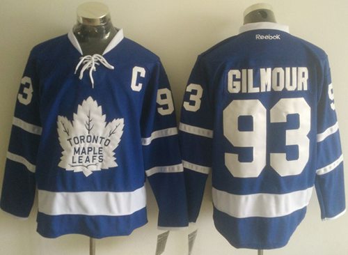 Maple Leafs #93 Doug Gilmour Blue New Stitched NHL Jersey