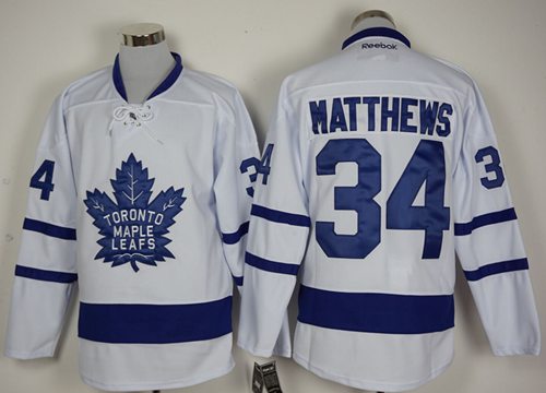 Maple Leafs #34 Auston Matthews White New Stitched NHL Jersey