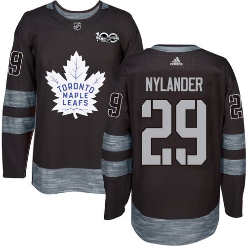 Maple Leafs #29 William Nylander Black 1917-2017 100th Anniversary Stitched NHL Jersey
