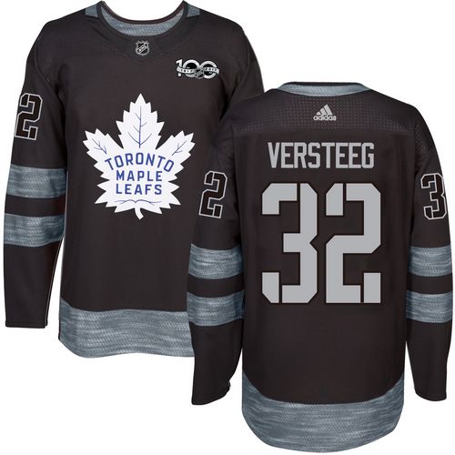 Maple Leafs #32 Kris Versteeg Black 1917-2017 100th Anniversary Stitched NHL Jersey