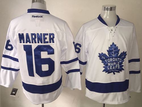 Maple Leafs #16 Mitchell Marner White New Stitched NHL Jersey