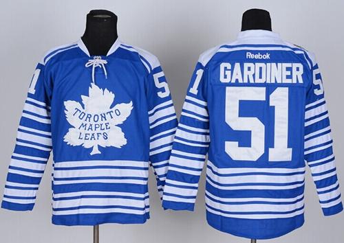 Maple Leafs #51 Jake Gardiner Blue 2014 Winter Classic Stitched NHL Jersey
