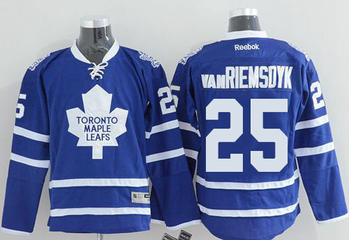 Maple Leafs #25 James Van Riemsdyk Blue Stitched NHL Jersey