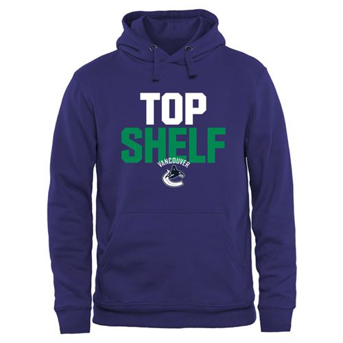 Vancouver Canucks Top Shelf Pullover Hoodie Royal