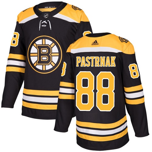 Men's Adidas Boston Bruins #88 David Pastrnak Black Stitched NHL Jersey