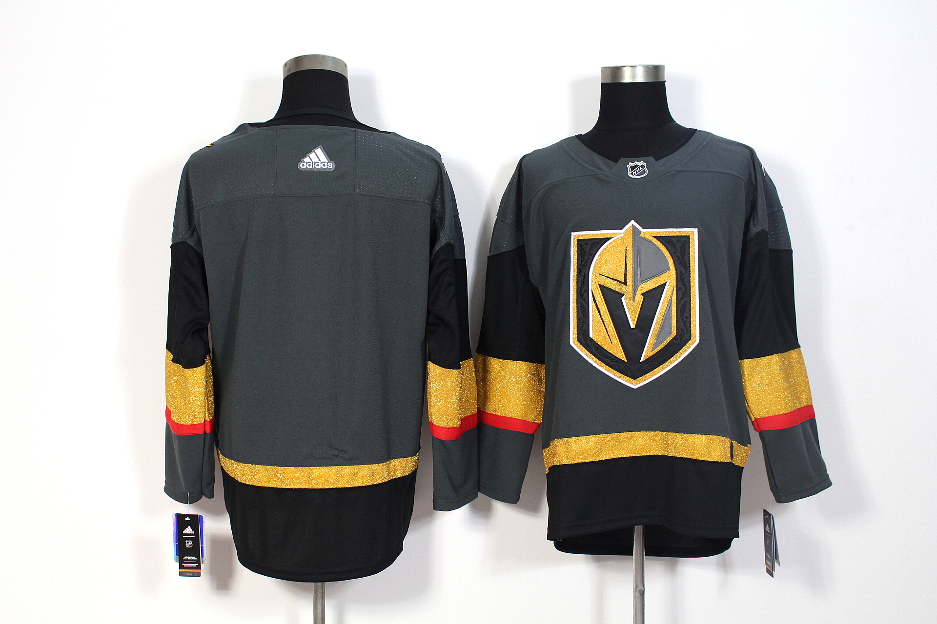 Men's Adidas Vegas Golden Knights Gray Stitched NHL Jersey