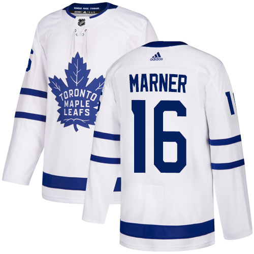 Men's Adidas Toronto Maple Leafs #16 Mitchell Marner White Stitched NHL Jersey