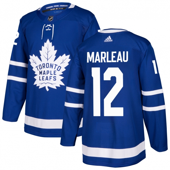 Men's Adidas Toronto Maple Leafs #12 Patrick Marleau Blue Stitched NHL Jersey