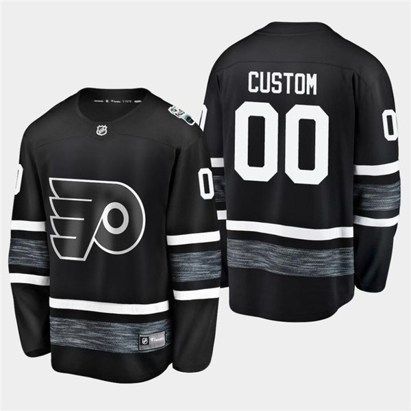 Men's Philadelphia Flyers Custom 2019 NHL All Star Black Stitched Jersey