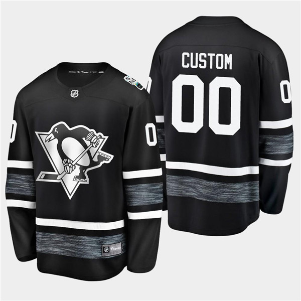 Men's Pittsburgh Penguins Custom 2019 NHL All-Star Black Stitched Jersey
