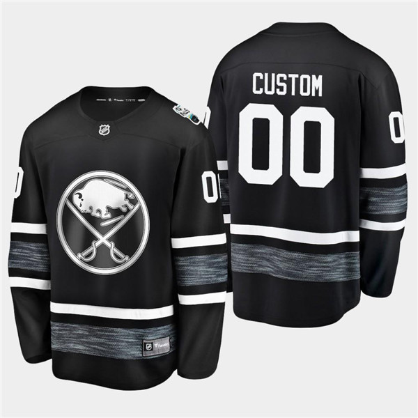 Men's Adidas Buffalo Sabres Custom 2019 NHL All Star Black Stitched Jersey