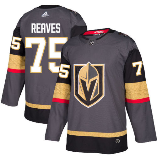 Men's Vegas Golden Knights #75 Ryan Reaves Gray Home Stitched Hockey Jersey