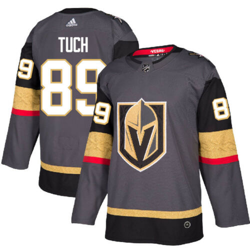 Men's Vegas Golden Knights #89 Alex Tuch Gray Home Stitched Hockey Jersey