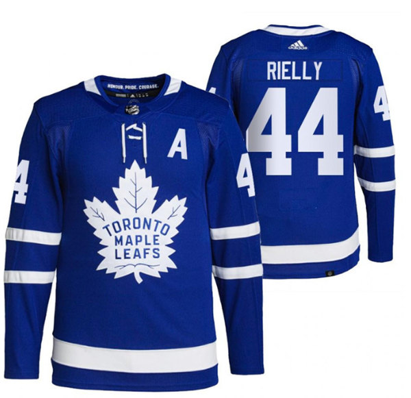 Men's Toronto Maple Leafs #44 Morgan Rielly 2021 Blue Stitched Jersey