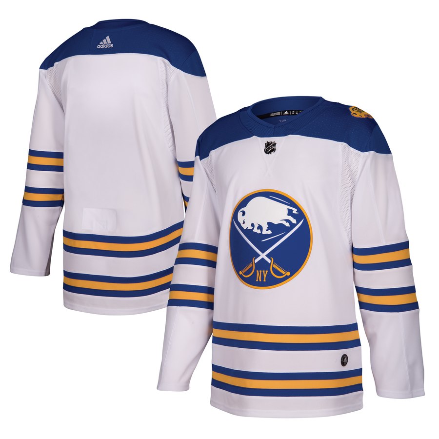 Men's Adidas Buffalo Sabres White Stitched NHL Jersey