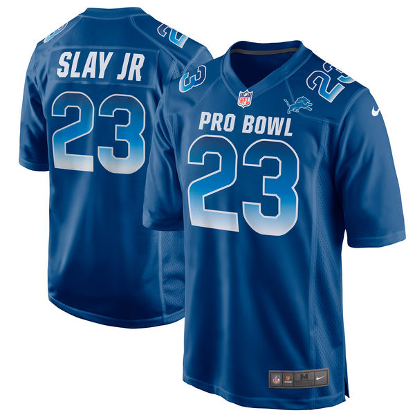 Men's NFC Darius Slay Jr Royal 2018 Pro Bowl Game Jersey