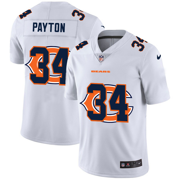 Men's Chicago Bears #34 Walter Payton White Stitched NFL Jersey