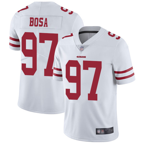 Men's San Francisco 49ers #97 Nick Bosa White Vapor Untouchable Limited Stitched NFL Jersey