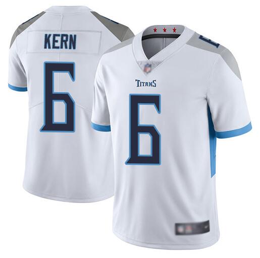Men's Tennessee Titans #6 Brett Kern White Vapor Untouchable Limited Stitched NFL Jersey