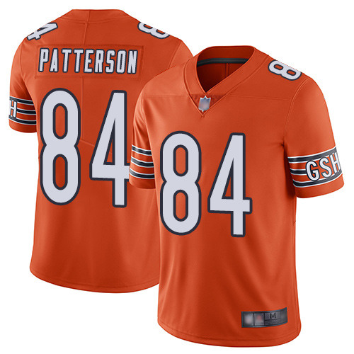 Men's Chicago Bears#84 Cordarrelle Patterson Orange Vapor Untouchable Limited Stitched NFL Jersey
