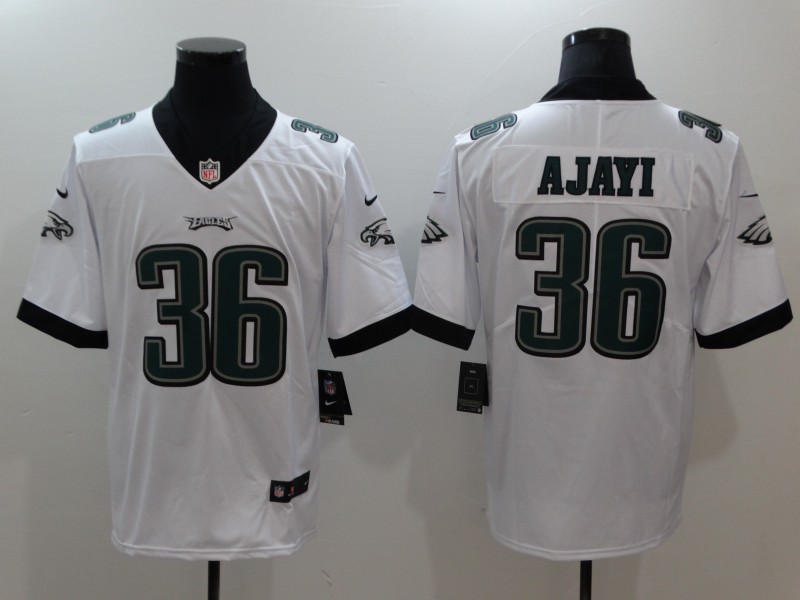 Men's Philadelphia Eagles #36 Jay Ajayi White Vapor Untouchable Limited Stitched NFL Jersey