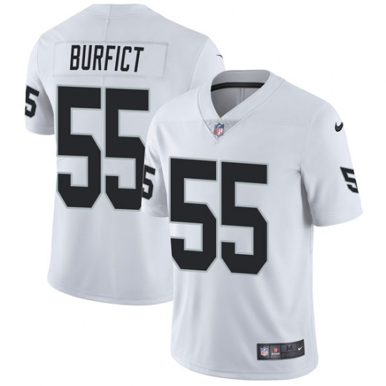 Men's Oakland Raiders #55 Vontaze Burfict White Vapor Untouchable Limited Stitched NFL Jersey
