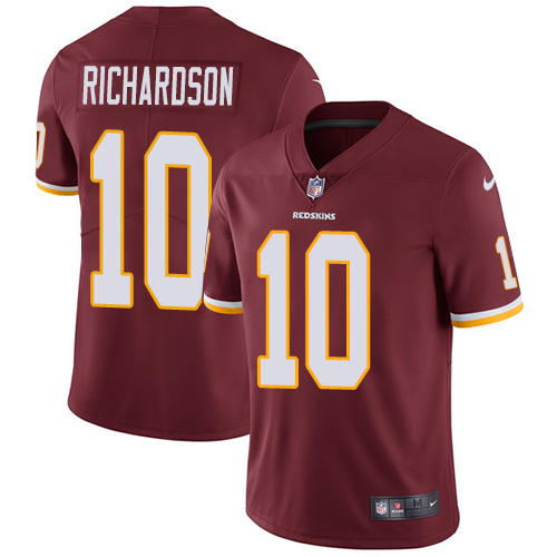 Men's Washington Redskins #10 Paul Richardson Burgundy Red Vapor Untouchable Limited Stitched NFL Jersey