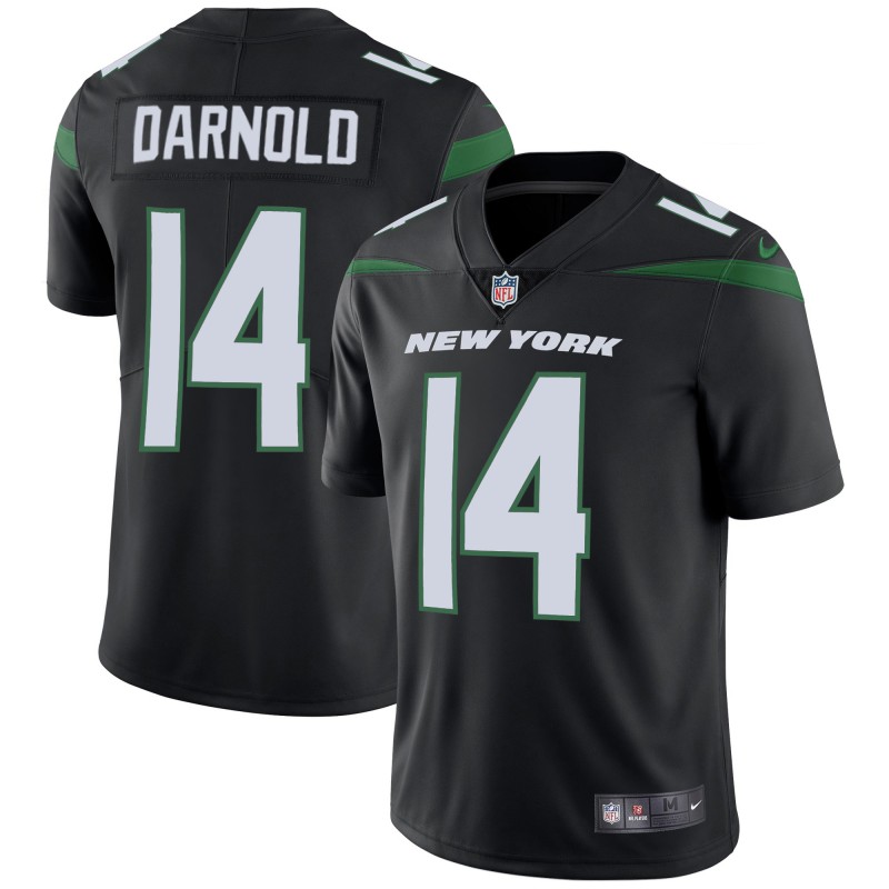 Men's New York Jets #14 Sam Darnold Black Vapor Untouchable Limited Stitched NFL Jersey