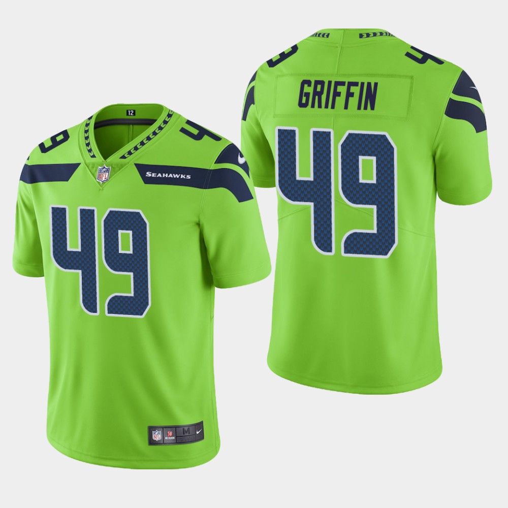Men's Seahawks #49 Shaquem Griffin Green Stitched NFL Jersey