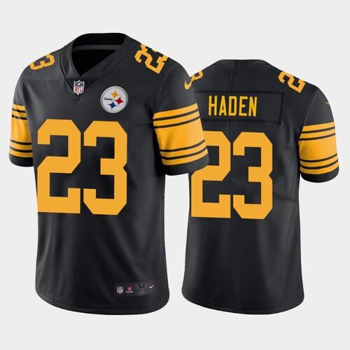 Men's Pittsburgh Steelers #23 Joe Haden Black Limited Stitched NFL Jersey