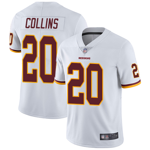 Men's Washington Redskins #20 Landon Collins White Vapor Untouchable Limited NFL Stitched Jersey