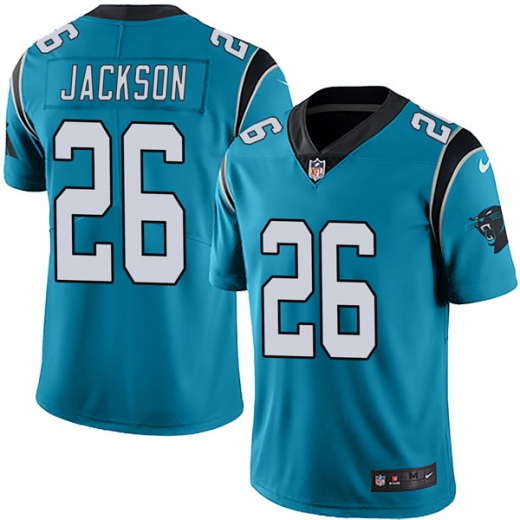 Men's Carolina Panthers #26 Donte Jackson Blue Vapor Untouchable Limited Stitched NFL Jersey