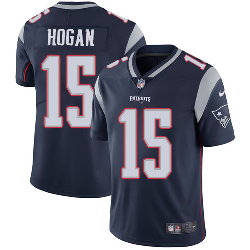 Men's New England Patriots #15 Chris Hogan Navy Blue Vapor Untouchable Limited Stitched NFL Jersey