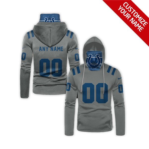 Men's Indianapolis Colts Customize Hoodies Mask 2020