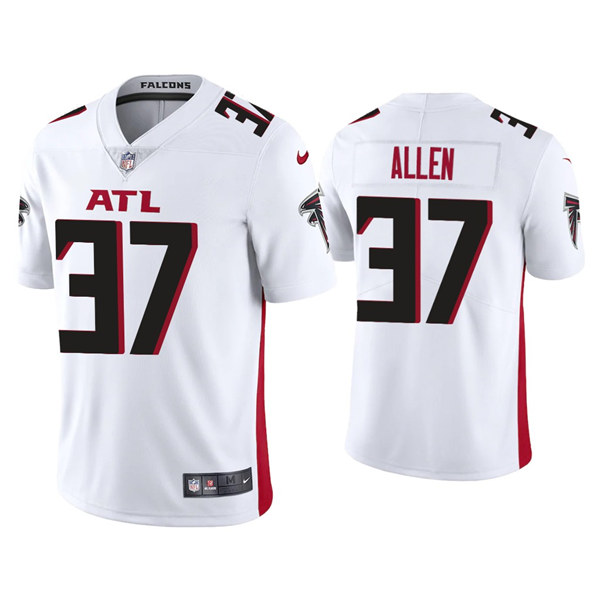 Men's Atlanta Falcons #37 Ricardo Allen 2020 White Vapor Untouchable Limited Stitched NFL Jersey