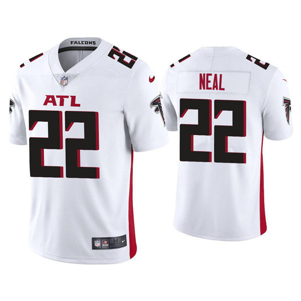 Men's Atlanta Falcons #22 Keanu Neal 2020 White Vapor Untouchable Limited Stitched NFL Jersey