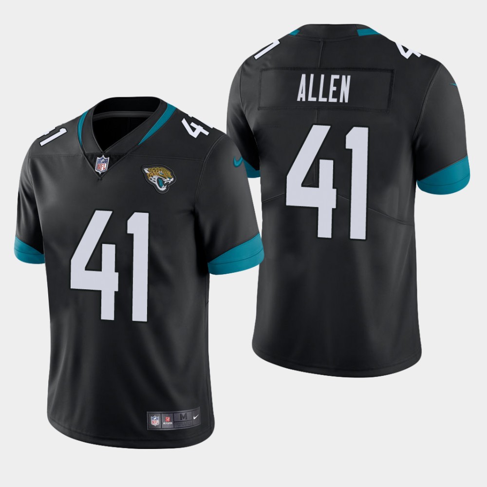 Men's Jacksonville Jaguars #41 Josh Allen Black Vapor Untouchable Limited Stitched NFL Jersey