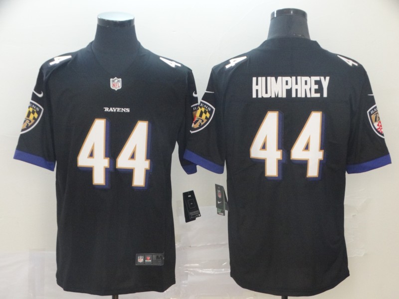 Men's Baltimore Ravens #44 Marlon Humphrey Black Vapor Untouchable Limited NFL Jersey