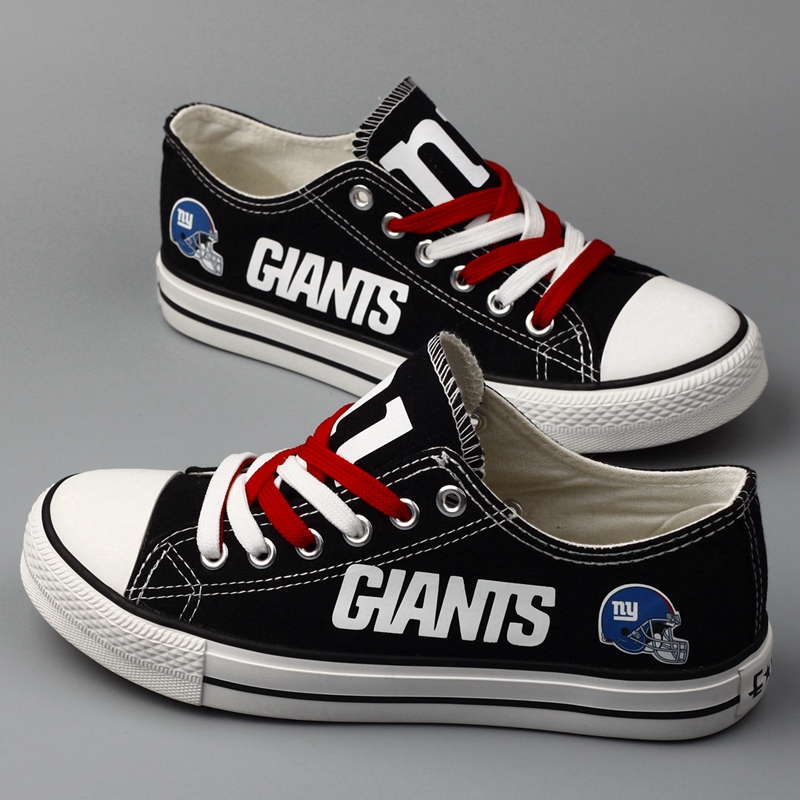 All Sizes NFL New York Giants Repeat Print Low Top Sneakers 002