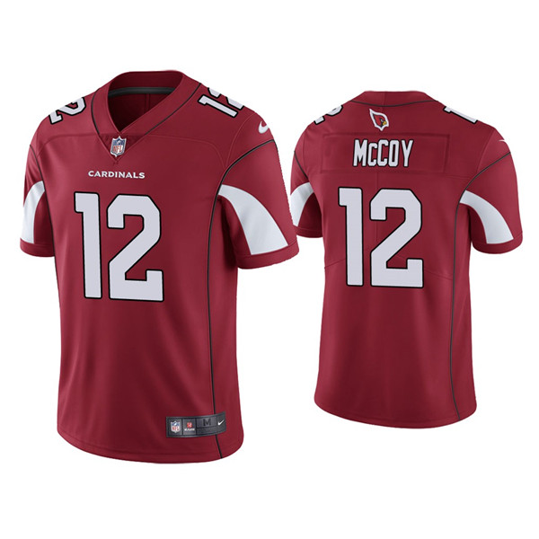 Men's Arizona Cardinals #12 Colt McCoy Red Vapor Untouchable Limited Stitched Jersey
