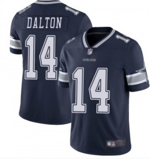 Men's Dallas Cowboys #14 Andy Dalton Navy Vapor Untouchable Limited Stitched NFL Jersey