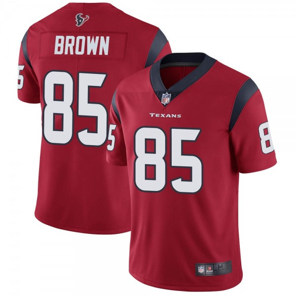 Men's Houston Texans #85 Pharaoh Brown New Red Vapor Untouchable Limited Stitched NFL Jersey