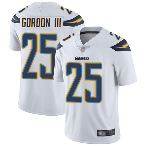 Men's Chargers #25 Melvin Gordon White Vapor Untouchable Limited Stitched NFL Jersey Jersey