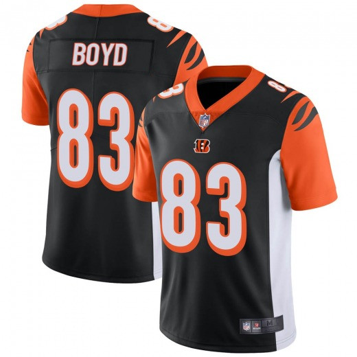 Men's Cincinnati Bengals #83 Tyler Boyd Black Vapor Untouchable Limited Stitched NFL Jersey