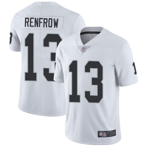 Men's Oakland Raiders #13 Hunter Renfrow White Vapor Untouchable Limited Stitched NFL Jersey